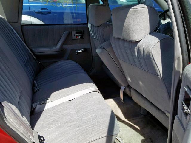 1G3AG54N8P6323335 - 1993 OLDSMOBILE CUTLASS CI BURGUNDY photo 6