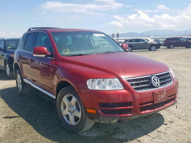 WVGBC67L84D022695 - 2004 VOLKSWAGEN TOUAREG 3. MAROON photo 1