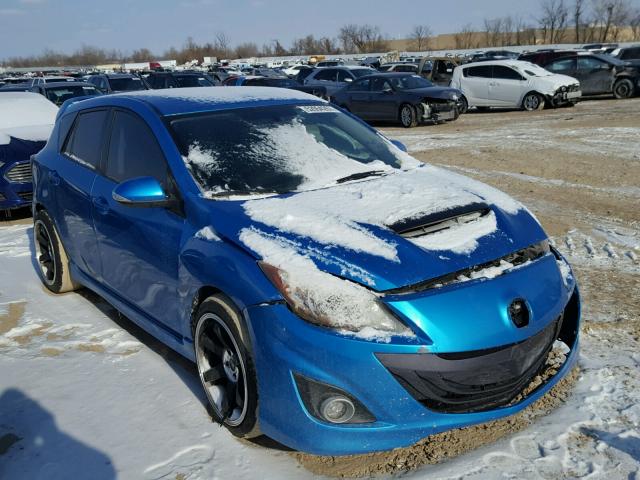 JM1BL1H32A1329427 - 2010 MAZDA SPEED 3 BLUE photo 1