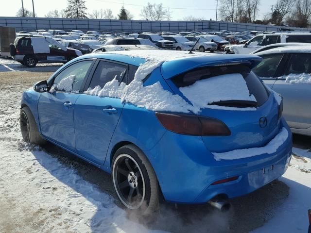 JM1BL1H32A1329427 - 2010 MAZDA SPEED 3 BLUE photo 3