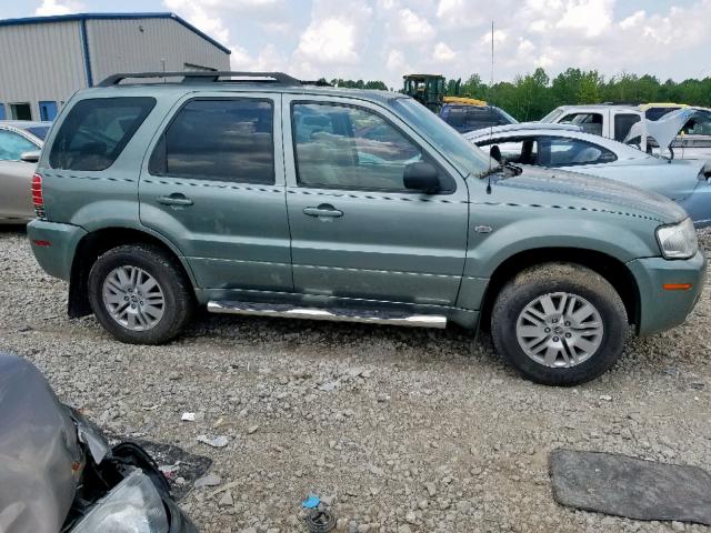 4M2YU91147KJ02509 - 2007 MERCURY MARINER LU GREEN photo 9