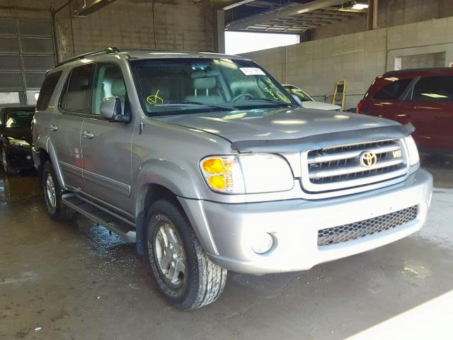 5TDBT48A71S029644 - 2001 TOYOTA SEQUOIA LI SILVER photo 1