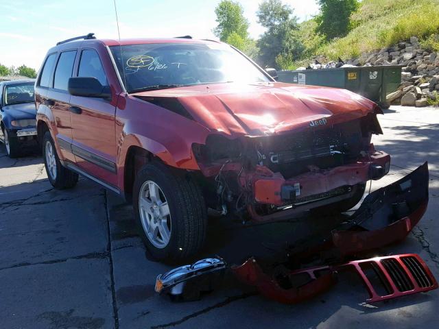 1J4GR48K45C582198 - 2005 JEEP GRAND CHER RED photo 1