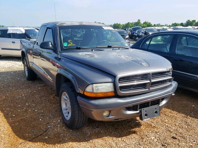 1B7GL32N52S716013 - 2002 DODGE DAKOTA SPO GRAY photo 1