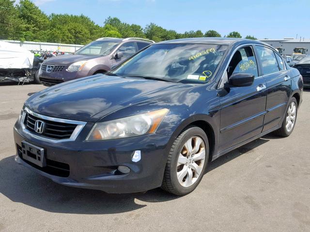 1HGCP36848A078506 - 2008 HONDA ACCORD EXL BLACK photo 2