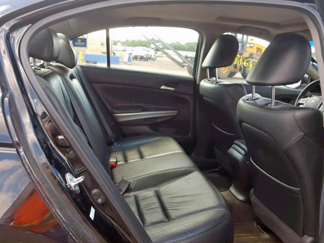 1HGCP36848A078506 - 2008 HONDA ACCORD EXL BLACK photo 6