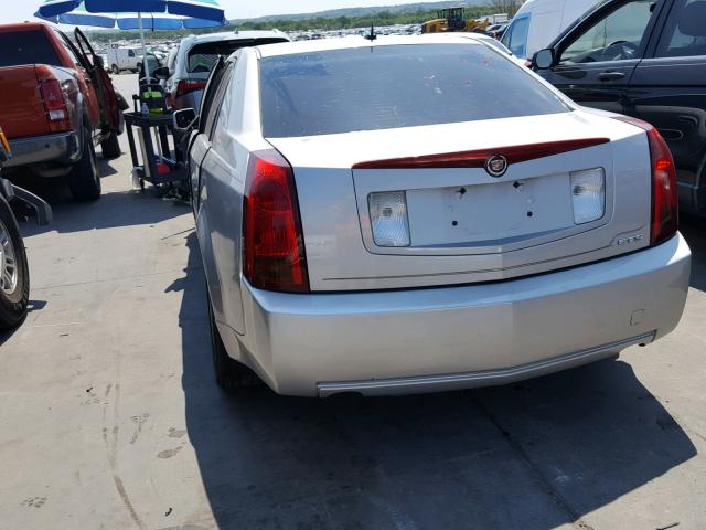 1G6DP577X70119202 - 2007 CADILLAC CTS HI FEA SILVER photo 3