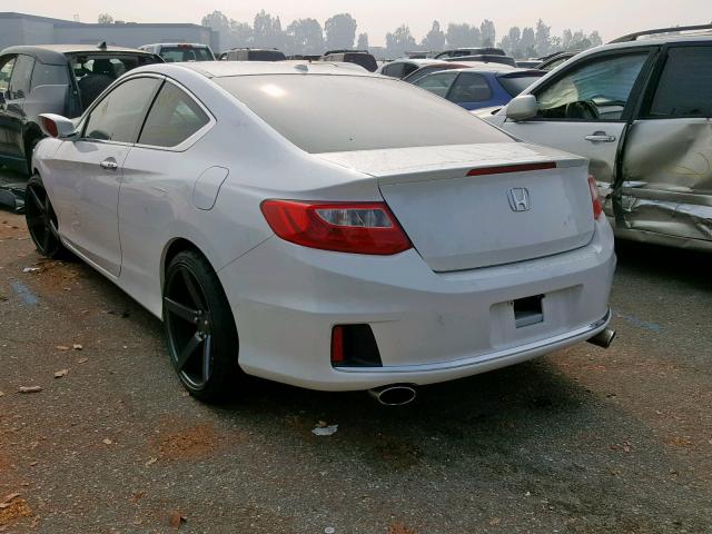 1HGCT2B82EA004783 - 2014 HONDA ACCORD EXL WHITE photo 3