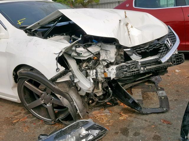 1HGCT2B82EA004783 - 2014 HONDA ACCORD EXL WHITE photo 9