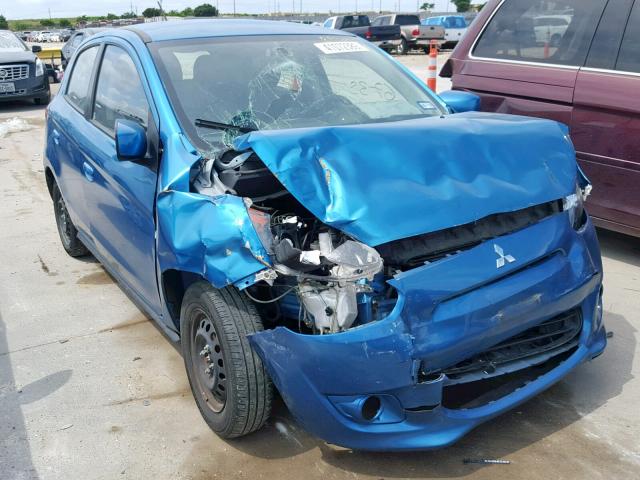 ML32A3HJ9FH048209 - 2015 MITSUBISHI MIRAGE DE BLUE photo 1