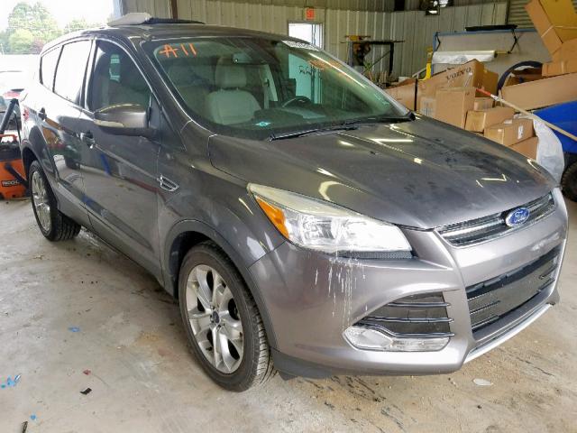 1FMCU0HX9DUC85682 - 2013 FORD ESCAPE SEL GRAY photo 1