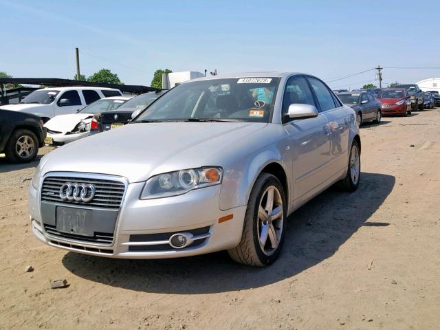 WAUDH78E67A119997 - 2007 AUDI A4 3.2 QUA SILVER photo 2