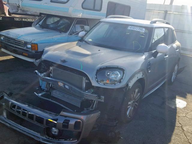 WMZYS7C37J3E09045 - 2018 MINI COOPER COU GRAY photo 2