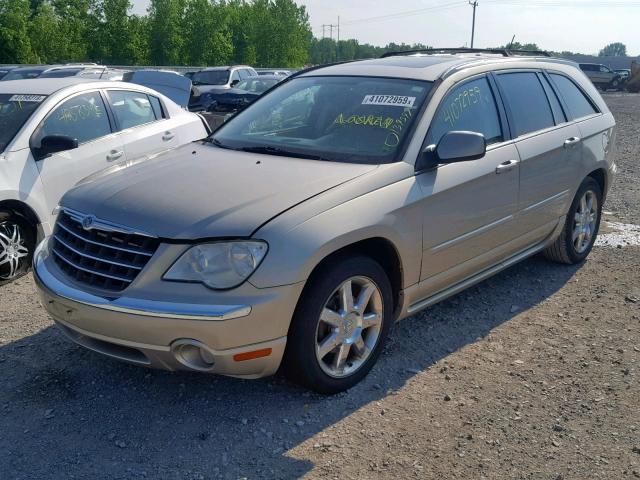 2A8GM78X07R291203 - 2007 CHRYSLER PACIFICA L GOLD photo 2