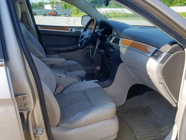 2A8GM78X07R291203 - 2007 CHRYSLER PACIFICA L GOLD photo 5