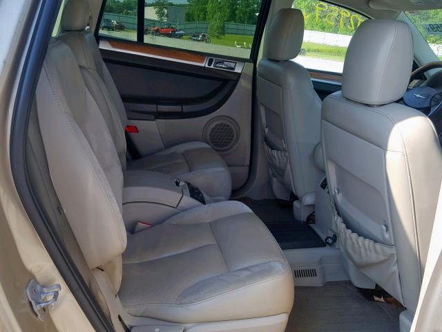 2A8GM78X07R291203 - 2007 CHRYSLER PACIFICA L GOLD photo 6