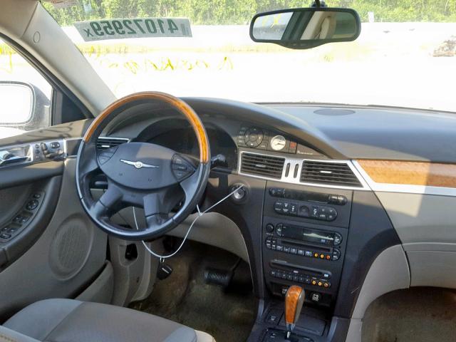 2A8GM78X07R291203 - 2007 CHRYSLER PACIFICA L GOLD photo 9