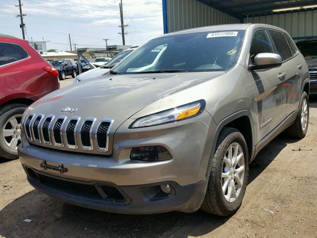 1C4PJLCB5JD605748 - 2018 JEEP CHEROKEE L GRAY photo 2