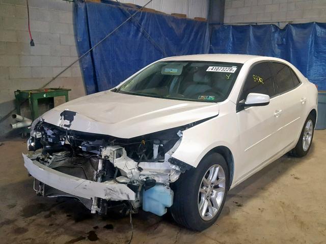 1G11D5RR4DF112142 - 2013 CHEVROLET MALIBU 1LT WHITE photo 2