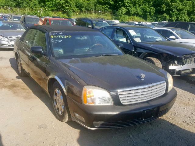 1G6KD54Y82U181227 - 2002 CADILLAC DEVILLE BLACK photo 1