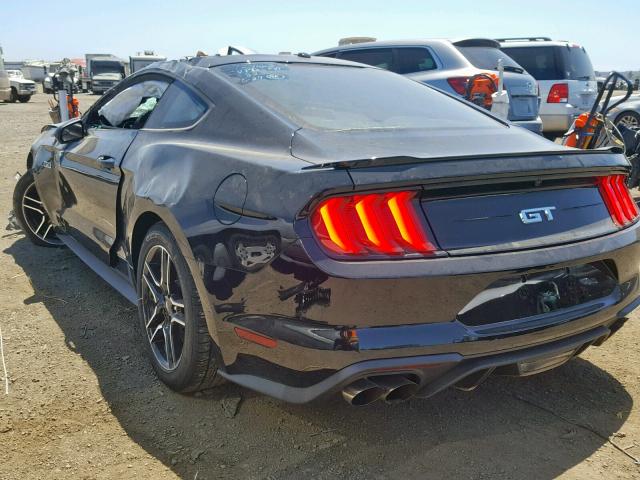 1FA6P8CF3K5135148 - 2019 FORD MUSTANG GT BLACK photo 3