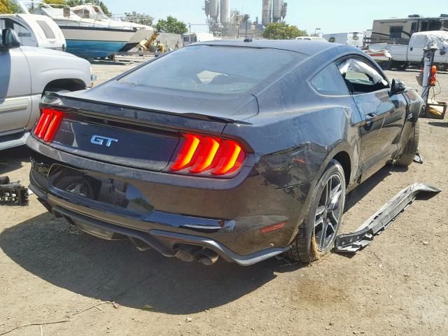 1FA6P8CF3K5135148 - 2019 FORD MUSTANG GT BLACK photo 4