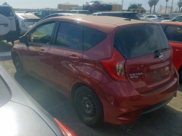 3N1CE2CP4JL361516 - 2018 NISSAN VERSA NOTE RED photo 3