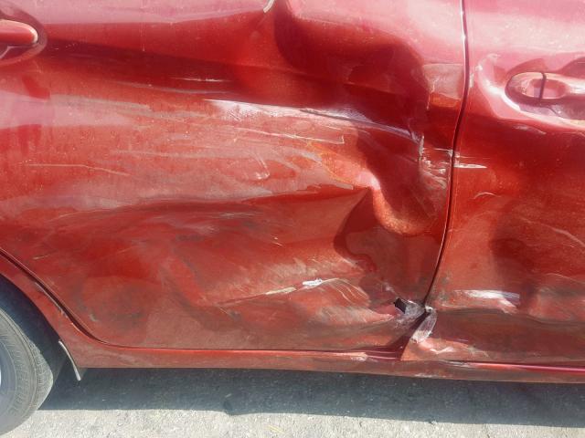 3N1CE2CP4JL361516 - 2018 NISSAN VERSA NOTE RED photo 9