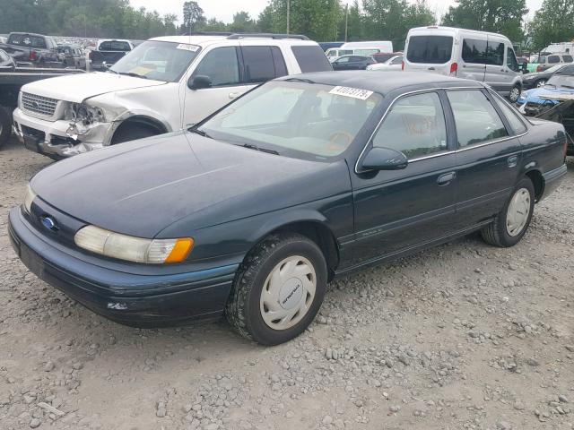 1FALP52U6SG298012 - 1995 FORD TAURUS GL GREEN photo 2