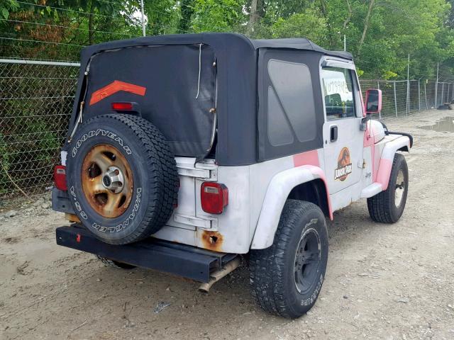 1J4FY29P1XP423289 - 1999 JEEP WRANGLER / GRAY photo 4