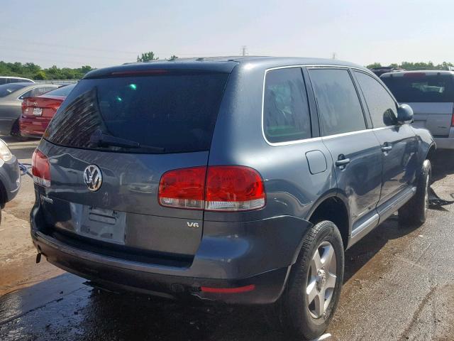 WVGBC67L24D020702 - 2004 VOLKSWAGEN TOUAREG 3. BLUE photo 4