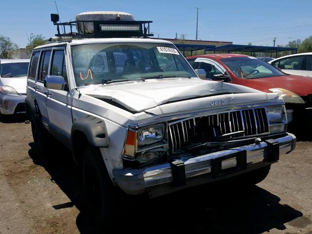 1J4FJ58L8KL433919 - 1989 JEEP CHEROKEE L WHITE photo 1