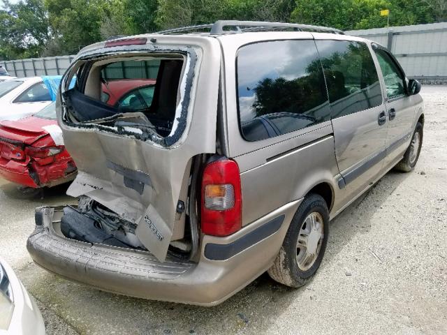 1GNDX03E5YD126516 - 2000 CHEVROLET VENTURE TAN photo 4