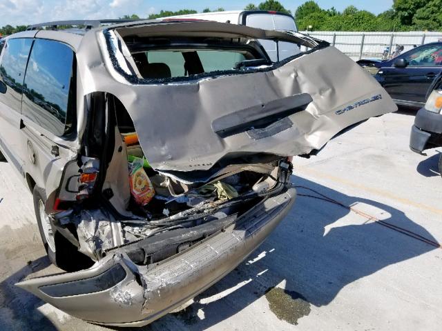 1GNDX03E5YD126516 - 2000 CHEVROLET VENTURE TAN photo 9