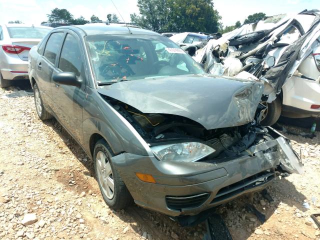 1FAFP34N67W351392 - 2007 FORD FOCUS ZX4 GRAY photo 1