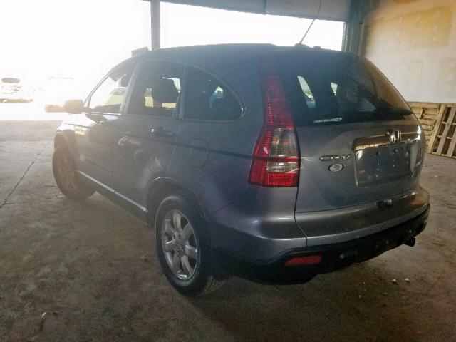 JHLRE38788C049598 - 2008 HONDA CR-V EXL BLUE photo 3