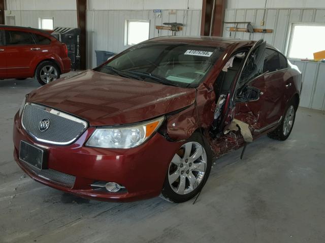 1G4GC5ED2BF211646 - 2011 BUICK LACROSSE C RED photo 2