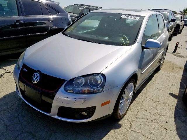 WVWFV71K17W064866 - 2007 VOLKSWAGEN NEW GTI FA SILVER photo 2