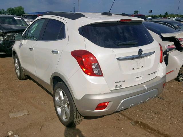 KL4CJHSB7FB115824 - 2015 BUICK ENCORE PRE WHITE photo 3