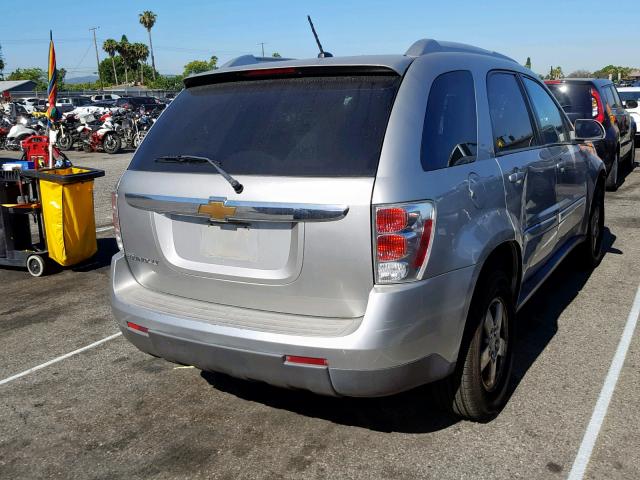 2CNDL33F886064263 - 2008 CHEVROLET EQUINOX LT SILVER photo 4