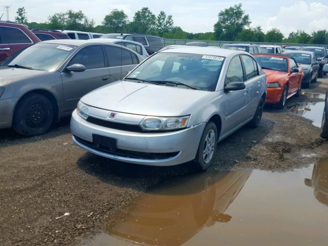 1G8AJ52FX4Z174010 - 2004 SATURN ION LEVEL SILVER photo 2