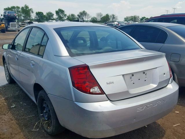 1G8AJ52FX4Z174010 - 2004 SATURN ION LEVEL SILVER photo 3