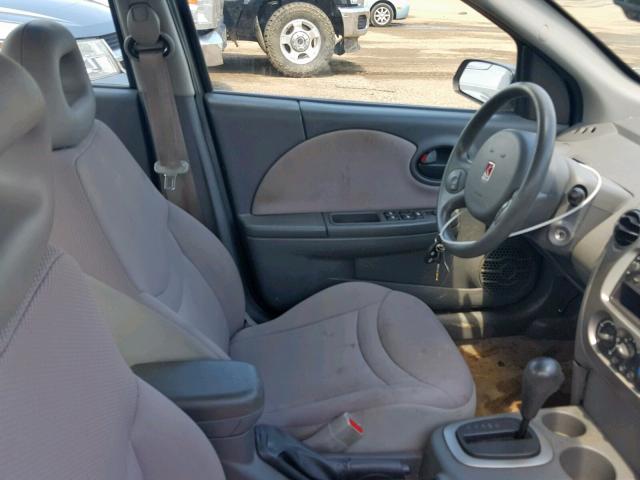 1G8AJ52FX4Z174010 - 2004 SATURN ION LEVEL SILVER photo 5