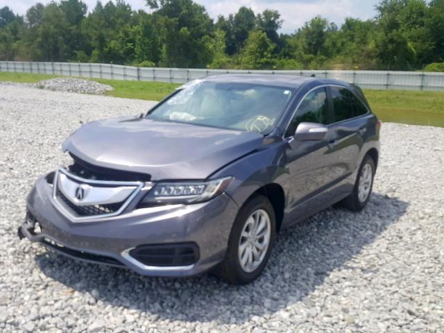 5J8TB3H3XHL013843 - 2017 ACURA RDX GRAY photo 2