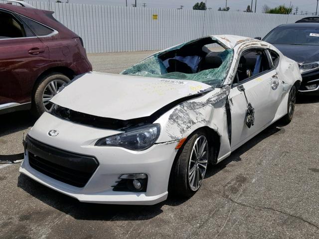 JF1ZCAC10E9606111 - 2014 SUBARU BRZ 2.0 LI WHITE photo 2