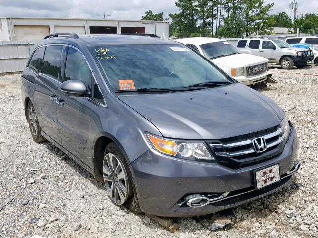 5FNRL5H97EB104377 - 2014 HONDA ODYSSEY TO GRAY photo 1