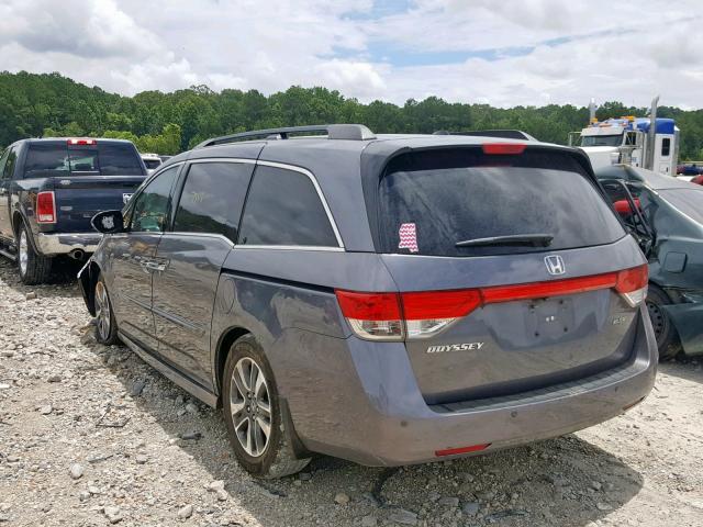 5FNRL5H97EB104377 - 2014 HONDA ODYSSEY TO GRAY photo 3