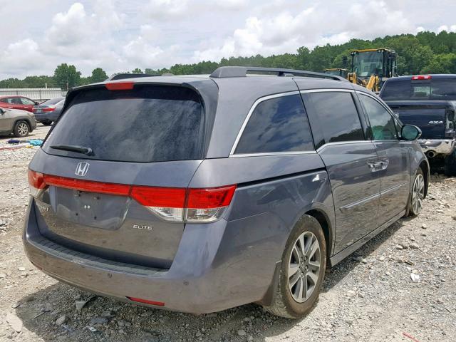 5FNRL5H97EB104377 - 2014 HONDA ODYSSEY TO GRAY photo 4