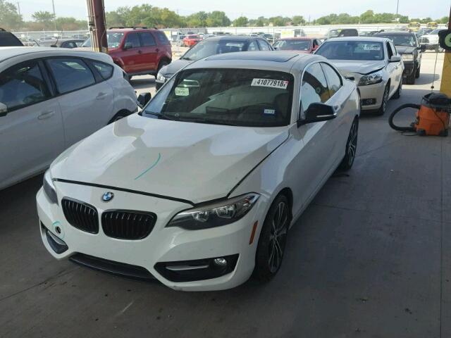 WBA1F5C54EV255927 - 2014 BMW 228 I WHITE photo 2