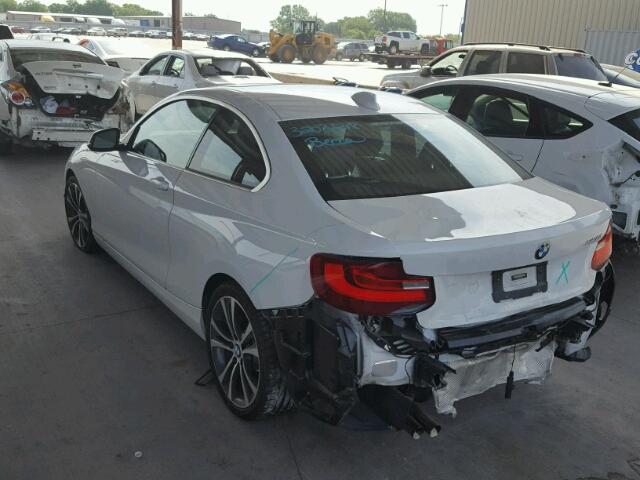 WBA1F5C54EV255927 - 2014 BMW 228 I WHITE photo 3